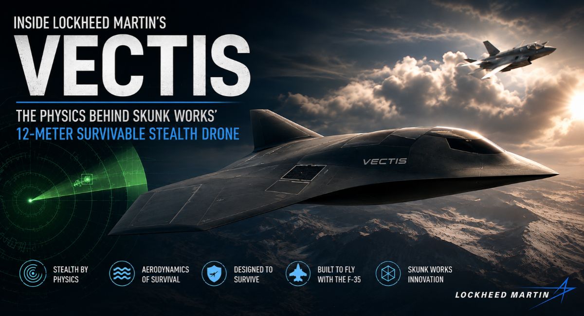 Inside Lockheed Martin’s Vectis: The Physics Behind Skunk Works’ 12-Meter Survivable Stealth Drone