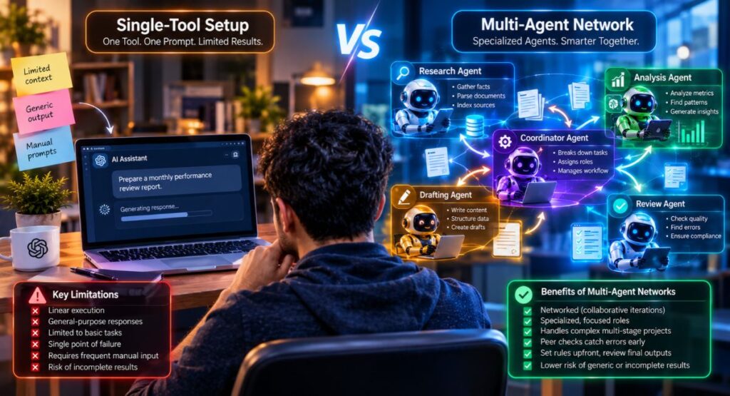 comparing-single-tool-vs-multi-agent-workflows