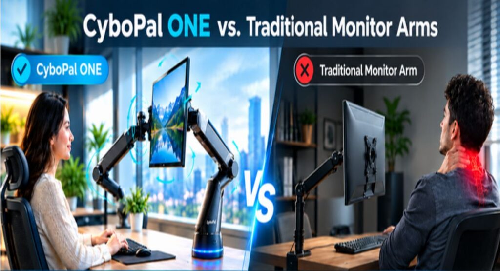 cybopal-one-vs-traditional-monitor-arms