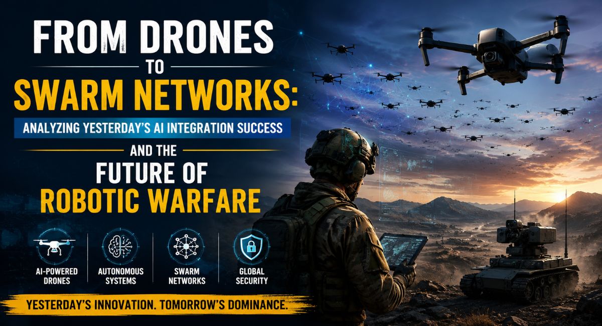 From Drones to Swarm Networks: Analyzing Yesterday’s AI Integration Success and the Future of Robotic Warfare  