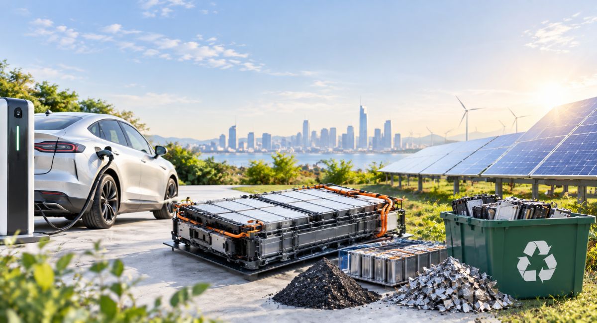 How Closed-Loop EV Batteries and Next-Gen Solar Tech are Redefining Renewable Energy