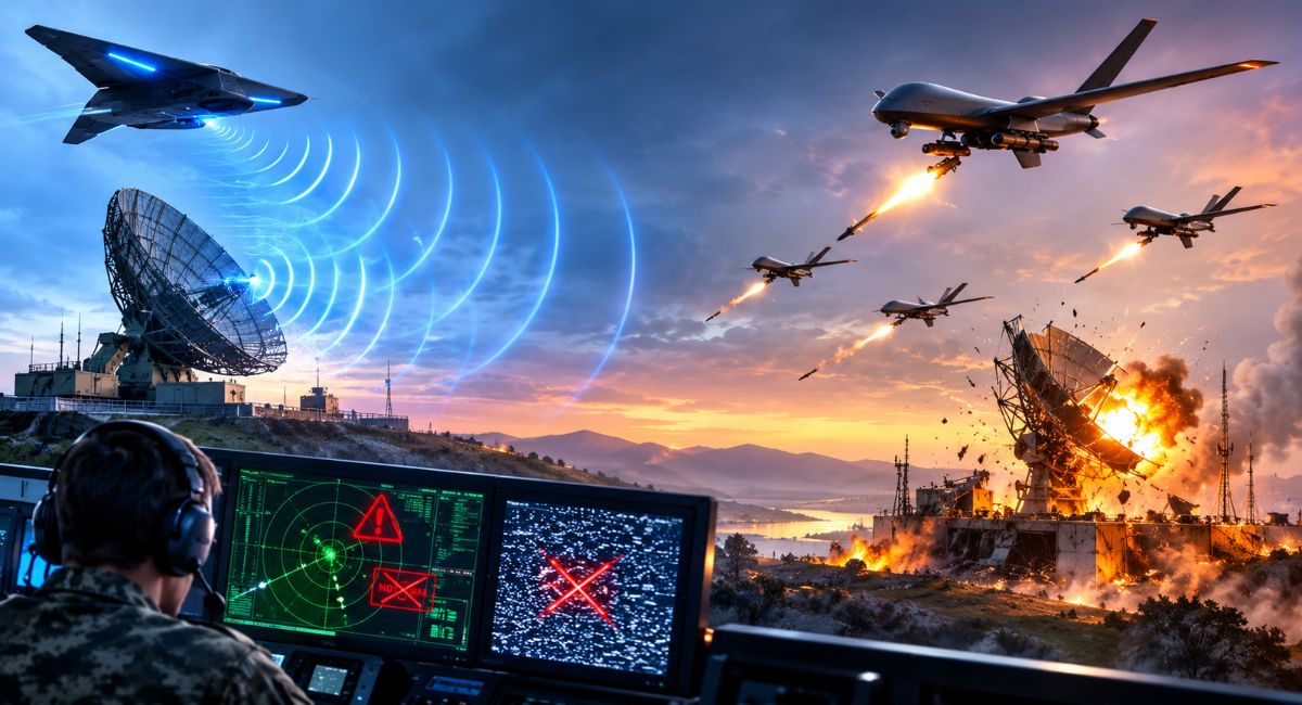 How Next-Gen Jamming & Targeted Drone Strikes are Blinding Modern Radar Networks    