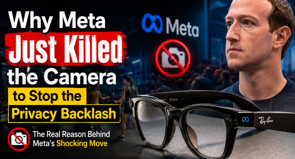 Why Meta Just Killed the Camera to Stop the Privacy Backlash